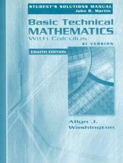 Tapa de Basic Technical Math W/Calculus Si Ver Phc