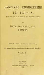 Tapa de Sanitary engineering in India