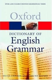 Tapa de The Oxford dictionary of English grammar
