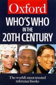 Tapa de Who's who in the twentieth century