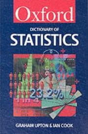 Tapa de A dictionary of statistics