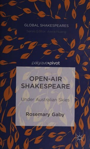 Tapa de Open-air Shakespeare