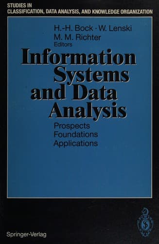 Tapa de Information systems and data analysis