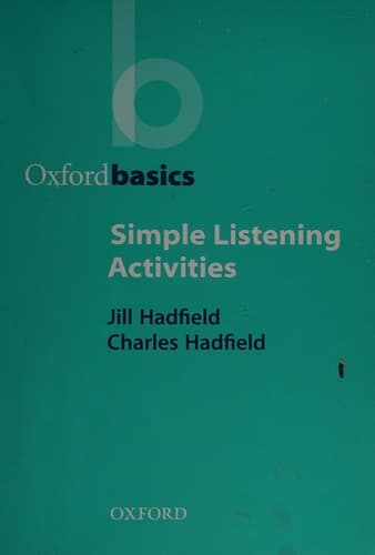 Tapa de Simple listening activities