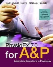Tapa de PhysioEx 7.0 for Anatomy & Physiology