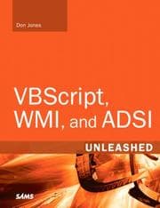 Tapa de VBScript, WMI, and ADSI Unleashed
