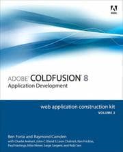 Tapa de Adobe Coldfusion 8 Application Development