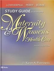 Tapa de Study Guide to Accompany Maternity Nursing 5th ed