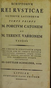 Tapa de Scriptorum rei rusticae veterum Latinorum