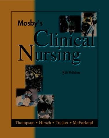 Tapa de Mosby's clinical nursing