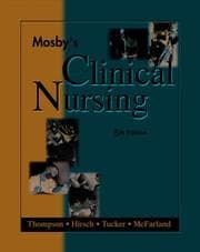 Tapa de Mosby's clinical nursing
