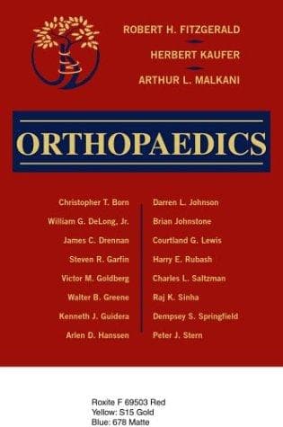 Tapa de Orthopaedics