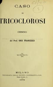 Tapa de Caso di tricoclorosi