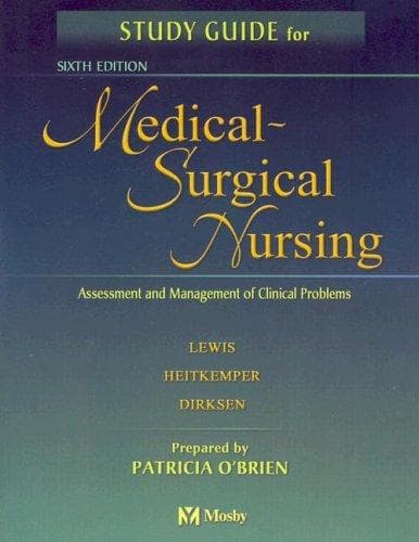 Tapa de Study guide for medical-surgical nursing