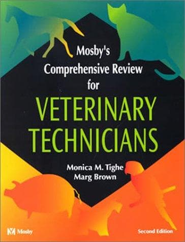Tapa de Mosby's Comprehensive Review for Veterinary Technicians