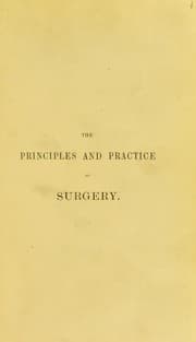 Tapa de The principles and practices of surgery