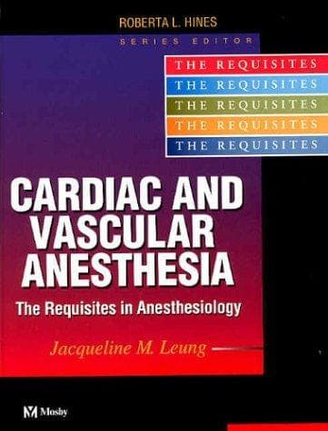 Tapa de Cardiac and Vascular Anesthesia