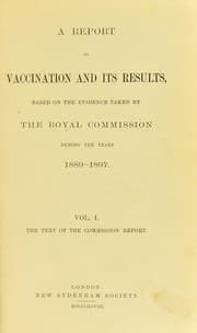 Tapa de A report on vaccination and its results