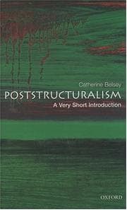 Tapa de Post-structuralism