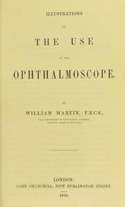 Tapa de Illustrations of the use of the ophthalmoscope