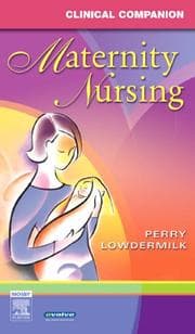 Tapa de Clinical Companion for Maternity Nursing