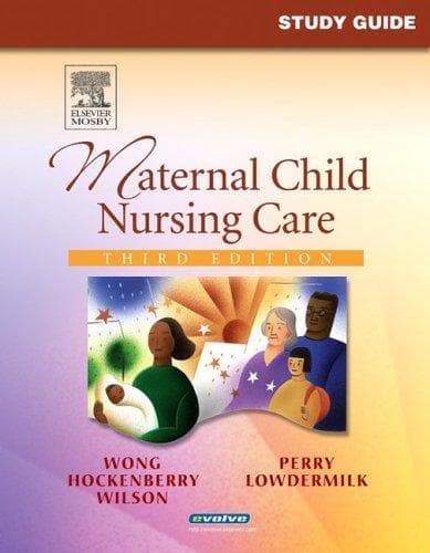 Tapa de Study Guide for Maternal Child Nursing Care