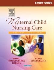 Tapa de Study Guide for Maternal Child Nursing Care