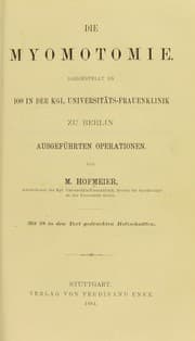 Tapa de Die Myomotomie