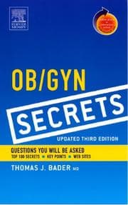Tapa de Ob/Gyn Secrets, Updated Edition (Book w/ Student Consult)