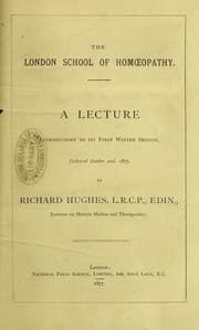 Tapa de The London School of Homoeopathy