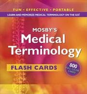 Tapa de Mosby's Medical Terminology Flash Cards