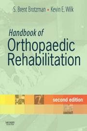 Tapa de Handbook of orthopaedic rehabilitation