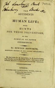 Tapa de The accidents of human life