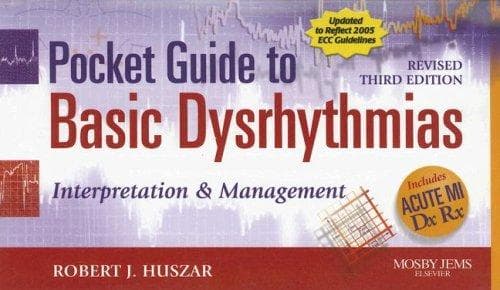 Tapa de Pocket Guide to Basic Dysrhythmias