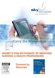 Tapa de Mosby's PDA Dictionary of Medicine, Nursing & Health Professions - Powered by Skyscape