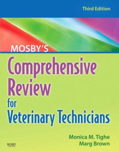 Tapa de Mosby's Comprehensive Review for Veterinary Technicians