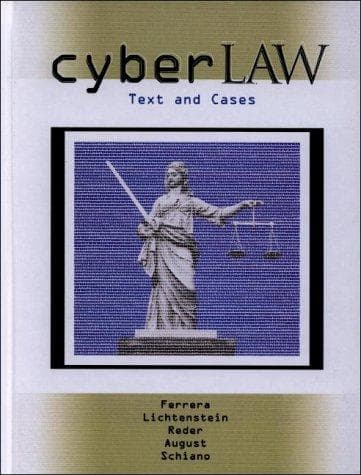 Tapa de Cyberlaw