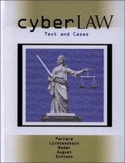 Tapa de Cyberlaw