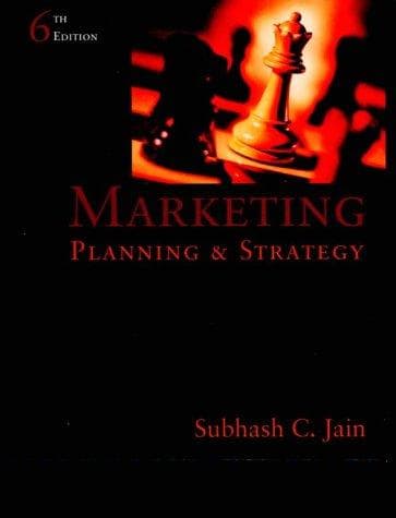Tapa de Marketing planning & strategy