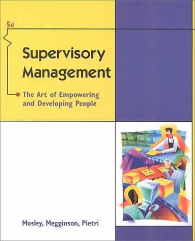 Tapa de Supervisory management