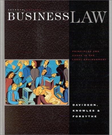 Tapa de Business law