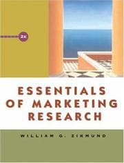 Tapa de Essentials of marketing research