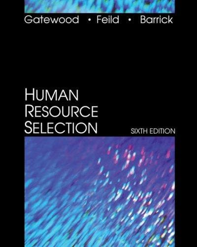 Tapa de Human Resource Selection