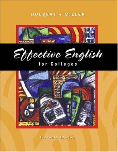 Tapa de Effective English for colleges