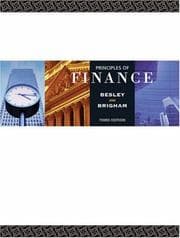 Tapa de Principles of Finance