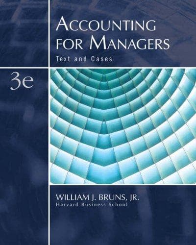 Tapa de Accounting for managers