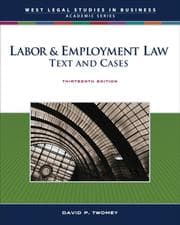 Tapa de Labor and Employment Law (West Legal Studies in Business Academic)