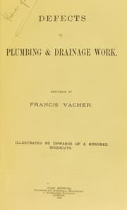 Tapa de Defects in plumbing & drainage work... Illustrated by upwards of a hundred woodcuts