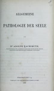 Tapa de Allgemeine Pathologie der Seele
