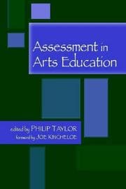 Tapa de Assessment in Arts Education